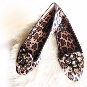 Embellished Leopard Loafers | WHBM Simone
